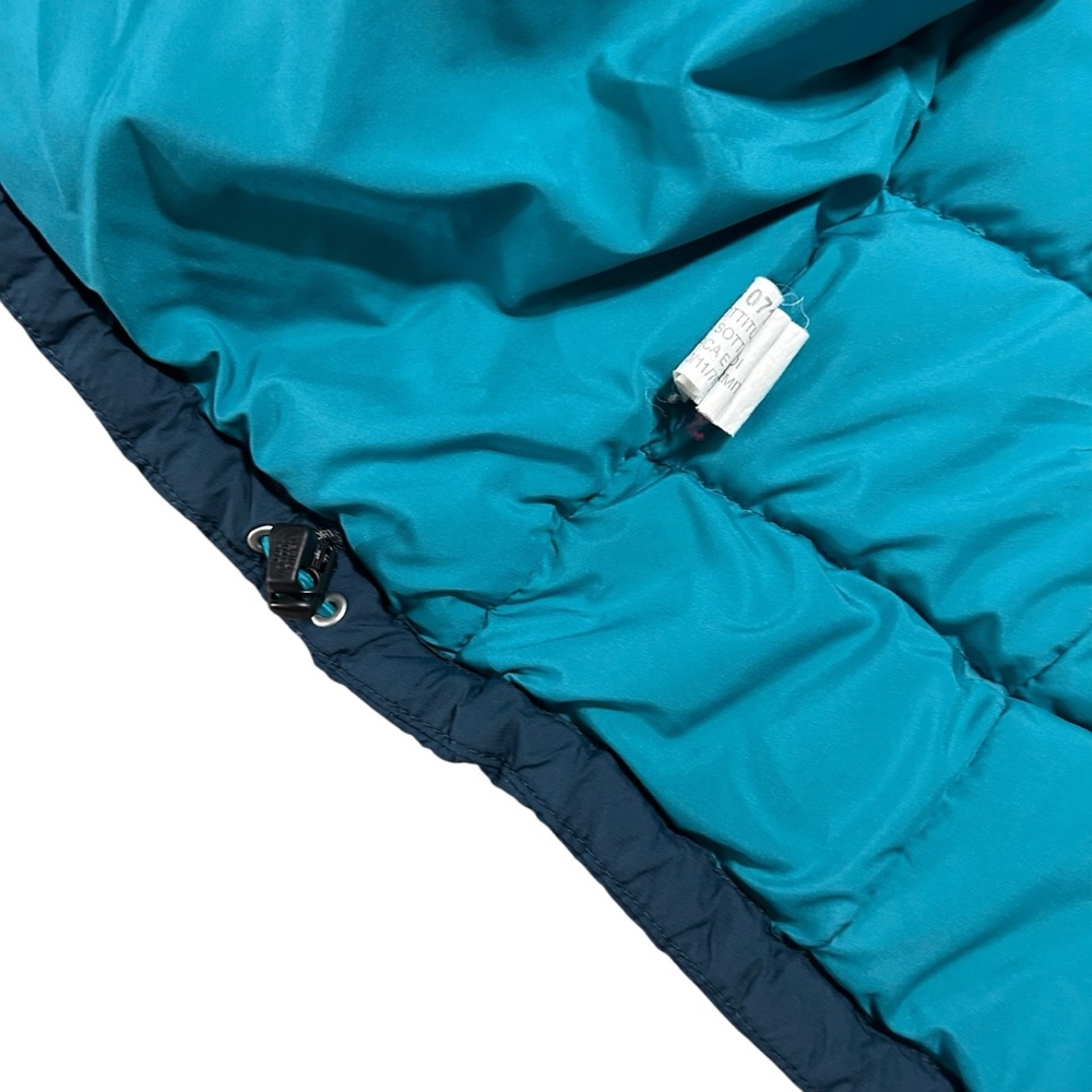The North Face Teal Nuptse 700 women’s puffer vest size Large - Picture 6 of 11